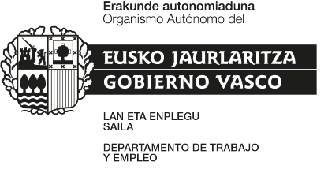 ORGANISMO AUTONOMO DEL PAIS VASCO DEPARTAMENTO DE TRABAJO Y EMPLEO