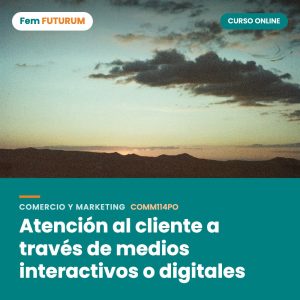 Atención al cliente a través de medios interactivos o digitales – curso online Fem FUTURUM