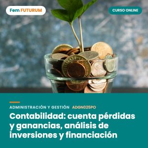 Contabilidad: cuenta pérdidas y ganancias, análisis de inversiones y financiación – curso online Fem FUTURUM