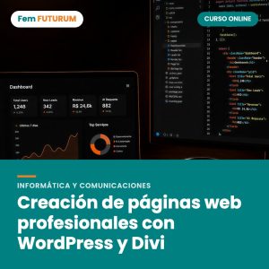 Creación de páginas web profesionales con WordPress y Divi – curso online Fem FUTURUM