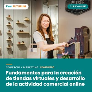 Fundamentos para la creación de tiendas virtuales y desarrollo de la actividad comercial online – curso online Fem FUTURUM