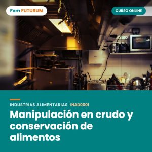 Manipulación en crudo y conservación de alimentos – curso online Fem FUTURUM