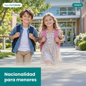 Nacionalidad para hijos menores